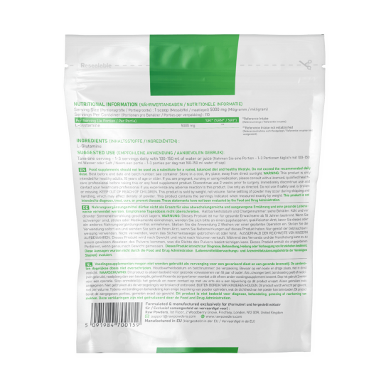 Mikroniserat L-glutaminpulver Mikroniserat L-glutaminpulver