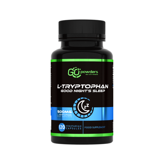 Go Powders L-Tryptophan Good Night's Sleep 500 mg. 120 kapslar Go Powders L-Tryptophan Good Night's Sleep 500 mg. 120 kapslar