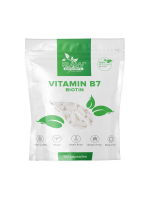 Biotin (Vitamin B7) 10mg 90 kapslar