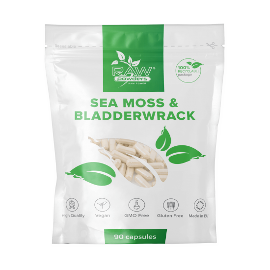 Sea Moss 250mg &  Bladderwrack 250 mg kapslar