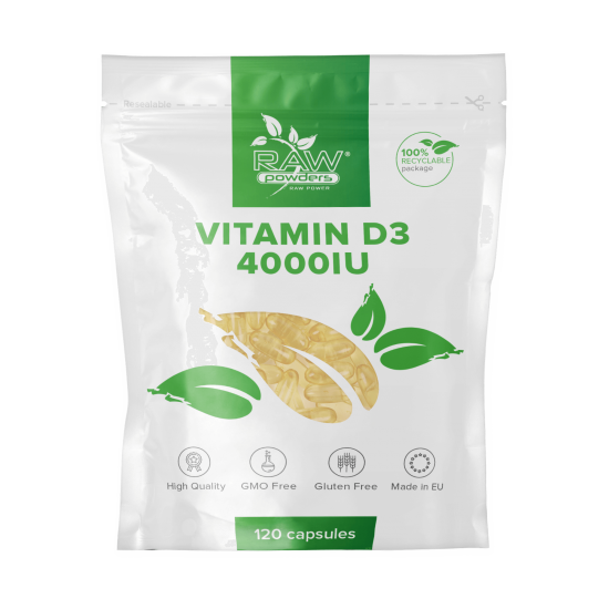 Vitamin D3 4000UI 120 kapslar