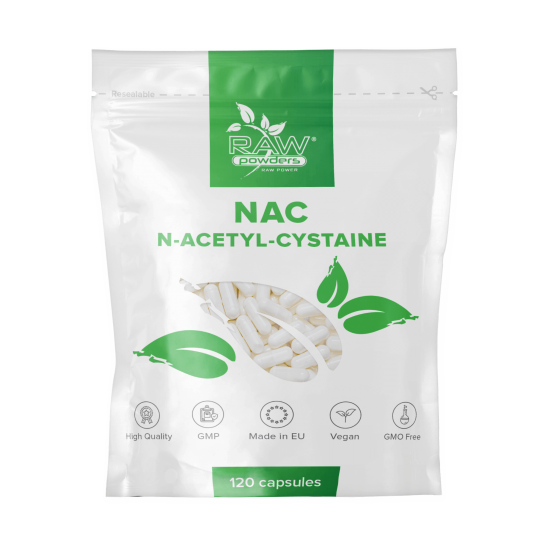 NAC (N-Acetyl-Cysteine) 600mg 120 kapslar