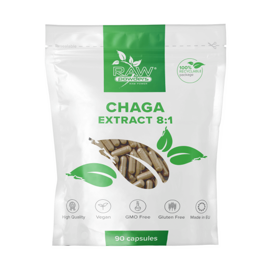 Chaga Extrakt 8:1 500mg 90 kapslar