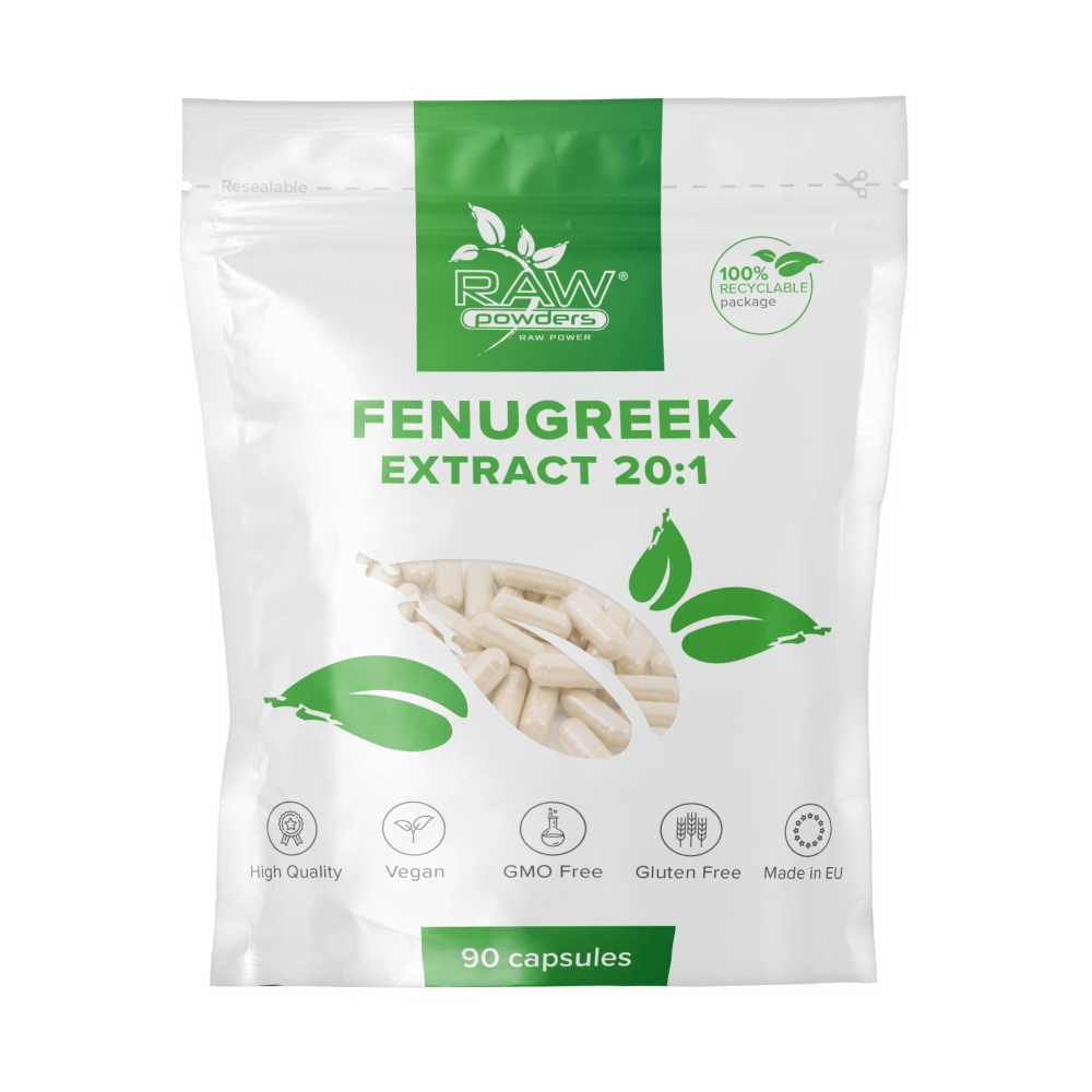 Fenugreek extrakt 20:1 (50% Saponiner) 65mg 90 kapslar