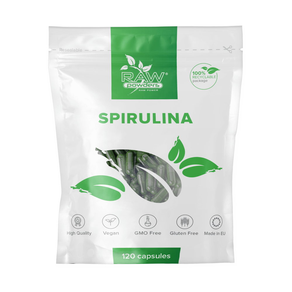 Spirulina 500 mg 120 kapslar