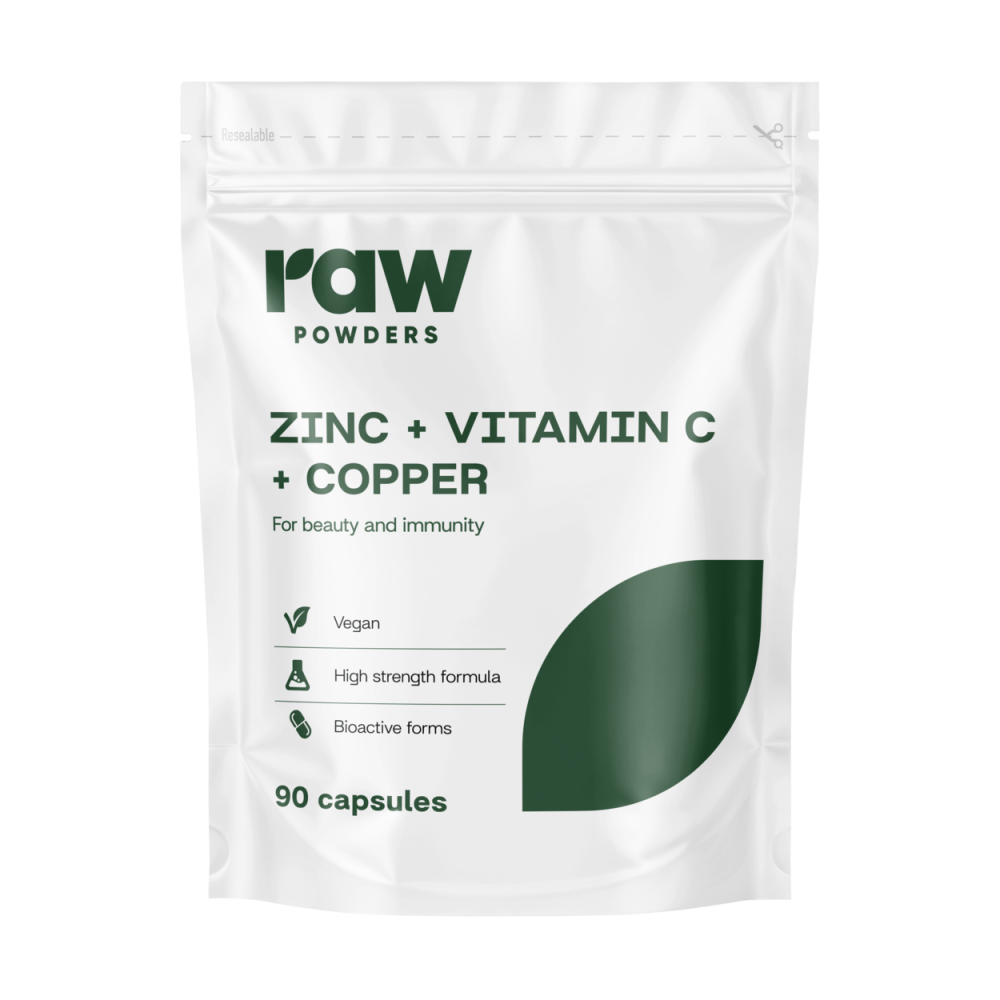 Zink + Vitamin C + Koppar 90 kapslar