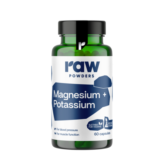 Magnesium & Potassium PLUS, 60 kapslar