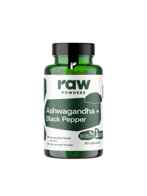 Ashwagandha & Black Pepper PLUS, 90 kapslar