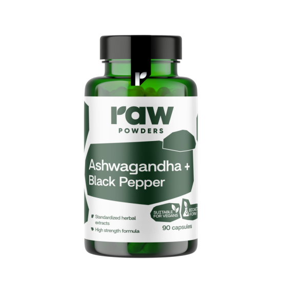 Ashwagandha & Black Pepper PLUS, 90 kapslar