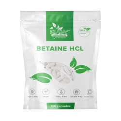 Betain HCL 650 mg. 120 kapslar